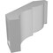Ekena Millwork 3-in. W x 6-in. D x 6-in. H Valencia Architectural Grade PVC Knee Brace BRCP03X06X06VAL - alternate 4